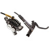 Тормоз дисковый SHIMANO SAINT, M820, BL(прав)/BR(задн), метал. Кол. С радиат, 1700мм, черн. IM820BRRXNA170